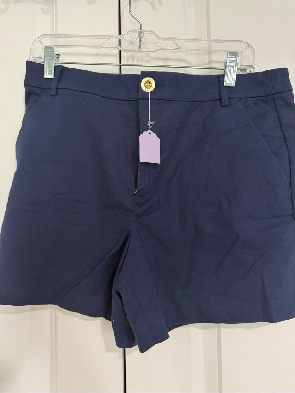 Lilly Pulitzer Navy Flat-Front Men's Shorts